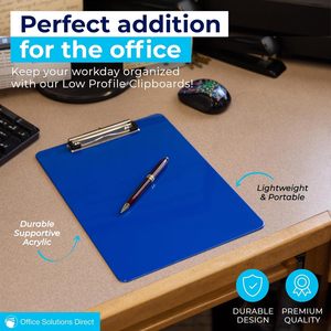 Ghi chú dính màu xanh với clip thấp, A4 bảng <span class=keywords><strong>Acrylic</strong></span> đồ dùng học tập, quà tặng văn phòng phẩm đáng yêu và đẹp cho sinh viên. - Product Image 5