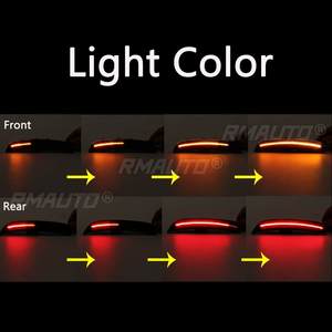 ไฟเลี้ยวข้าง LED 4 ชิ้น สำหรับกันชนหน้า-หลัง เลนส์รมดำ สำหรับ Dodge Charger ปี 2015 2016 2017 2018 2019 2020 2021 2022 - Product Image 2