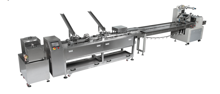 Автоматическая упаковочная машина для подачи печенья