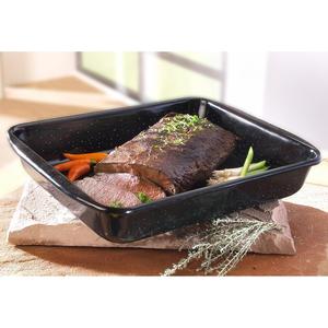 Plat à gratin RIESS Profi, plat à rôtir antiadhésif, plaque de cuisson pour viande et légumes, 32x24cm - Product Image 1