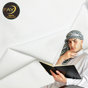Эксклюзивная рекомендация, мягкая и гладкая ткань из полиэстера, мусульманская ткань для халата для мужчин - Product Image 4