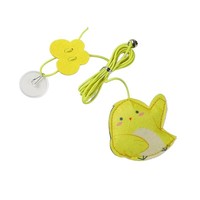 Nouveau jouet interactif pour chat 2026 : plume suspendue rétractable pour chaton, jeu autonome d'intérieur, teaser d'exercice avec clochette élastique mains libres