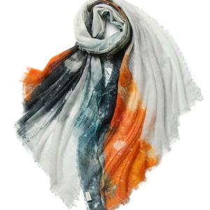 Chal de Cachemira Pura Ultrafino para Mujer, con Anillo Degradado Pintado a Mano, de Terciopelo, para Primavera Verano, para Cuartos Climatizados, Cálido y Tejido - Product Image 6