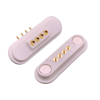 Conector magnético Longitud personalizada Carga USB a prueba de agua Transmisión DE DATOS Pogo Pin Cable con 2 3 4 5 6 7 8 9 10 Pin Carga