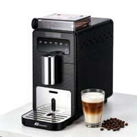 Cafetera Automática Anbolife, 15 Bares, 1350W, Espresso de Grano a Taza, Control Táctil, 2.0L, Silenciosa, OEM