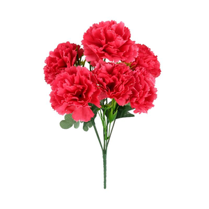 Ramo de 6 Flores Hecho a Mano, Carnaciones, Macetas, Jardineras, Decoración para Eventos Deportivos, Ceremonias de Entrada, Flores Artificiales para Sostener en la Mano - Product Image 3