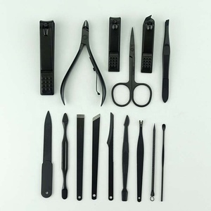 Venta al por mayor 15 PCS profesional manicura herramientas de uñas manicura pedicura con estuche de cuero de la pu - Product Image 5