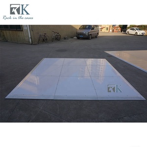 พื้นเต้นรำทรงสี่เหลี่ยมทำจากอลูมิเนียมและพีวีซี/ไม้อัด สำหรับตกแต่งงานแต่งงาน ติดตั้งง่าย แข็งแรง ทนทาน ระดับมืออาชีพ - Product Image 2