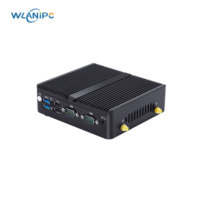 Mini PC industrial con doble LAN, 2 puertos COM, N100, 8 GB de RAM DDR5, SSD NVMe de 128 GB, WiFi 5, ranura SIM en el chasis, micro PC sin ventilador.