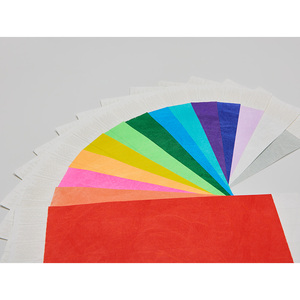 [AnyWristband] Bracelets TYVEK de couleur unie de 25 mm (1 pouce) avec personnalisation en encre noire et impression de logo - Product Image 1