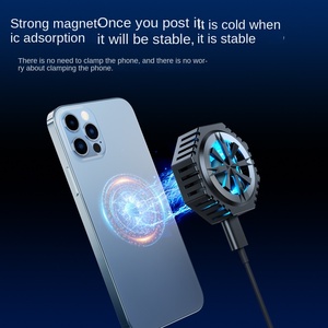 Klf A15หม้อน้ำโทรศัพท์มือถือแบบดูดแม่เหล็ก, ตัวดูดแม่เหล็กพัดลมเซมิคอนดักเตอร์พัดลมระบายความร้อนคลิปด้านหลังระบายความร้อนด้วยอากาศสำหรับโต๊ะนอน - Product Image 4