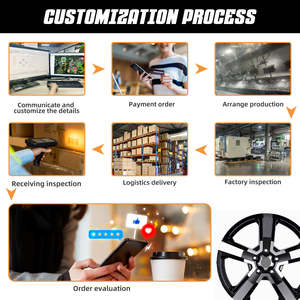 Jante en alliage 21 pouces à 10 rayons 5x130 ET46-58 CB71.6 pour <span class=keywords><strong>voitures</strong></span> de sport, style performance et course, finition noir mat, pièce de rechange améliorée - Product Image 6