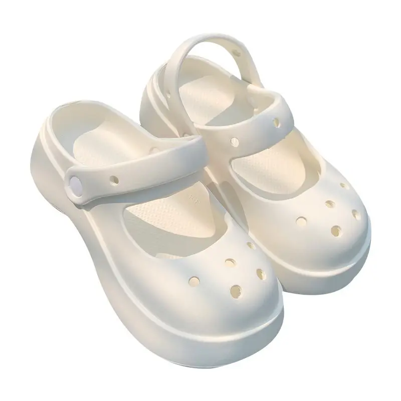 XIXITIAO venta al por mayor verano al aire libre jardín enfermera plataforma zuecos zapatillas Sandalias niños Eva zuecos zapatos para mujeres niñas