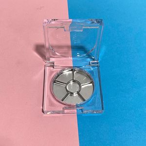 Estuche de maquillaje transparente cuadrado para polvos compactos de 39,5 mm, para iluminador, sombra de ojos, corrector, unisex, para todo tipo de piel - Product Image 3