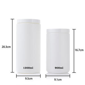 <b>Plastic</b> Jars Cylinder 900ml 1200ml For Food <b>Packaging</b> True Colors - Product Image 2