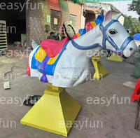 Ensemble complet de machine de simulation de taureau mécanique licorne personnalisable pour adultes, idéale pour la location événementielle en extérieur