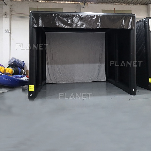 Durable Inflatable Golf Simulator for Backyard Practice, Club Games, Corporate Events, and Home