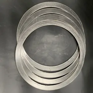 Custom Size Metal Spiral Wound Gasket Metal Flexible Spiral Wound Gasket For Industrial Standard Seal