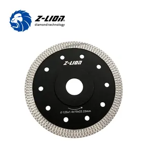 5 ''Gia Cố Lưới Turbo Diamond Thông Tư Saw Blade Cho Đá Cẩm Thạch Gạch Gốm Sứ Cắt