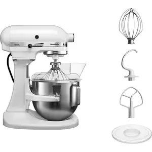 Kitchenaid 5KPM5 Suporte multiuso para elevação de catering comercial, misturador de alimentos e bolo, misturador de massa de pão, amassadeira