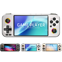 Konsol Game Genggam G63 Baru Versi Terbaru Joystick RGB Berbahan Aluminium Alloy Dilengkapi 10000 Game Baterai 1500mAh Sistem Operasi Linux