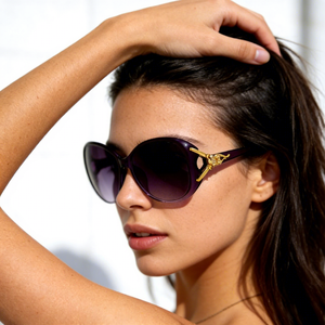 Nuevas <span class=keywords><strong>Gafas</strong></span> <span class=keywords><strong>de</strong></span> Sol Elegantes para Mujer, Montura Redonda Grande, Protección Solar, Personalizables, Venta al Por Mayor - Product Image 1