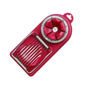 ที่ตัด<span class=keywords><strong>ไข่</strong></span>สแตนเลสอเนกประสงค์ 2-in-1 อุปกรณ์ครัวสำหรับหั่นไข่ เครื่องมือทำ<span class=keywords><strong>สลัด</strong></span>ในครัว ทำความสะอาดง่าย - Product Image 3