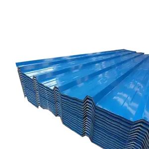 Ppgi / Ppgl Color Coated Galvanized Corrugated Roofing Iron Sheets Red Green Orange Color Coated Corrugated Steel Sheet