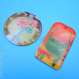 Etiquetas Metálicas Personalizadas de Doble Cara con Impresión a Color, Resina Epoxi, Acero Inoxidable, para Joyería, Regalos y Uso Comercial - Product Image 1