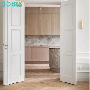 HZX Premium Tac Mahal Kuvarsit Mermer Plakalar Modern Cilalı Otel Mutfak Oturma Odası Ada Tezgahı Özelleştirilebilir Lüks - Product Image 6