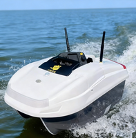 Bateau Appât Intelligent à Télécommande 3-en-1 avec Sonar de Positionnement pour la Pêche en Eau Douce – Longue Autonomie, Direct Usine