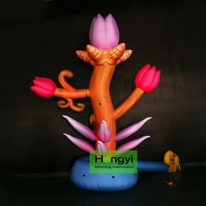 Árbol Inflable LED Personalizado con Soplador de Aire Grande, Árbol Inflable de Tallo de Frijol para Decoración de Escenarios de Eventos - Product Image 5