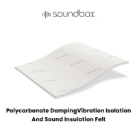 Tapis d'isolation acoustique haute densité, écologique, anti-vibrations pour hôtel et maison