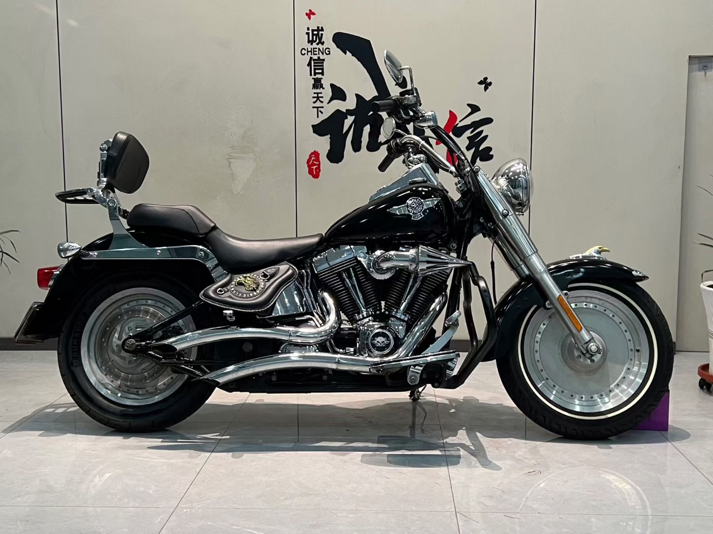 Fat Bike Électrique Style Harley – 250W – 20'' – Suspensions – Noir – Neuf