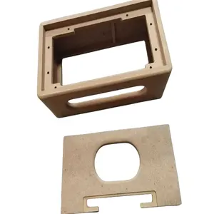 ヒンジ付きボックス付きカスタム空パインウッド木製記念品ギフトボックス