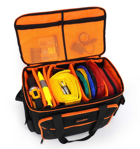 Sac à outils Tinyat, sac à dos d'électricien durable avec plusieurs poches, outils à main, sac à outils lourds, imperméable, noir - Product Image 3