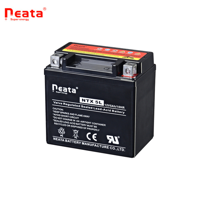 12V 5AH Motorcycle Battery Sealed GEL Rechargeable Lead Acid Battery YTX5L