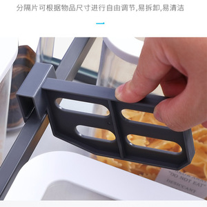 Adjustable <b>Drawer</b> Organizer System For Kitchen Cabinet <b>Storage</b> With Free Partitioning Combination Rectangular Design - Product Image 4