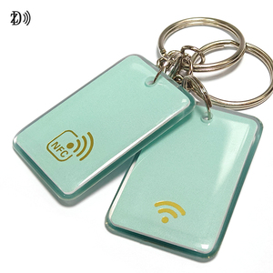 Tùy chỉnh in ấn kiểm soát truy cập thẻ <span class=keywords><strong>NFC</strong></span> 13.56MHz RFID epoxy <span class=keywords><strong>Tag</strong></span> <span class=keywords><strong>NFC</strong></span> Keychain Mifare cổ điển Ev1 1K - Product Image 1