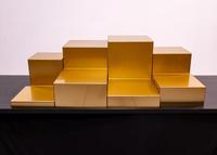 Support de Présentation Alimentaire Buffet en Acrylique Cube à Prix Réduit, Élégant pour Table à Desserts, Présentoir de Repas Froids, Étagère à Gâteaux et Snacks pour Pause Café