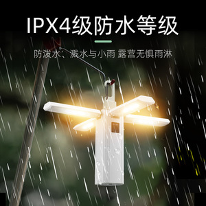 Asılı kamp masa lambası çok fonksiyonlu Ultralight açık şarj edilebilir Usb taşınabilir Led katlanabilir fener masa lambası - Product Image 2