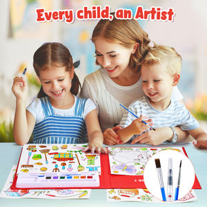 Joycat ชุดภาพวาดสีน้ำลายการ์ตูน7สีหนังสือวาดภาพศิลปะแบบทำมือสำหรับนักเรียนเด็กโมเดลการค้าข้ามพรมแดนของเล่นระบายสี - Product Image 2