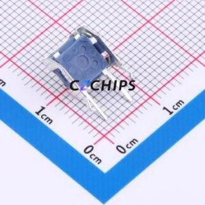 GT-TA158A-H078-L1 Tactile Switch DIP,7.2x7.2mm Switch Single Pole Single Throw Sphere Button 1.3N Vertical Mount - Product Image 2