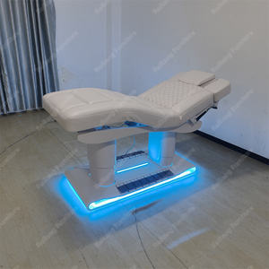 طاولة حديثة قابلة للتعديل لتدفئة الوجه 4 محركات فاخرة قابلة للتعديل في صالون العلاج الطبي طاولة تدليك سبا - Product Image 3
