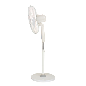 <span class=keywords><strong>Ventilateur</strong></span> mécanique de haute qualité au meilleur <span class=keywords><strong>prix</strong></span>, 5 pales blanches, 16 pouces, base en plastique, hauteur réglable, oscillant, pour usage domestique et extérieur - Product Image 3
