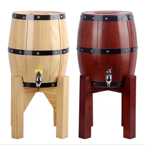 Barril de Madera de 3L para Vino o Cerveza, con Logotipo Personalizado y Color Pintado - Product Image 1