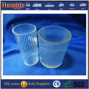 Tubo Acrílico Transparente Acanalado, Tubo PMMA Transparente Acanalado - Product Image 2