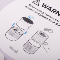 Étiquettes d'emballage personnalisées en PET holographiques, durables, imperméables, résistantes à la chaleur, autocollants d'avertissement de sécurité à gratter