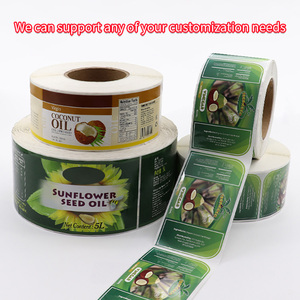 Tùy Chỉnh Không Thấm Nước Dính Bao Bì Nhãn Thực Phẩm Sticker Thương Hiệu Logo Mã QR Thực Phẩm Nhãn Dán Nhãn Cho Lọ Thủy Tinh Nhãn Hiệu Riêng - Product Image 2