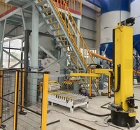 Manipulateur de colonne entièrement automatique, stable et durable, robot collaboratif universel PLC pour sacs de farine de riz, palettiseur robuste pour charges lourdes